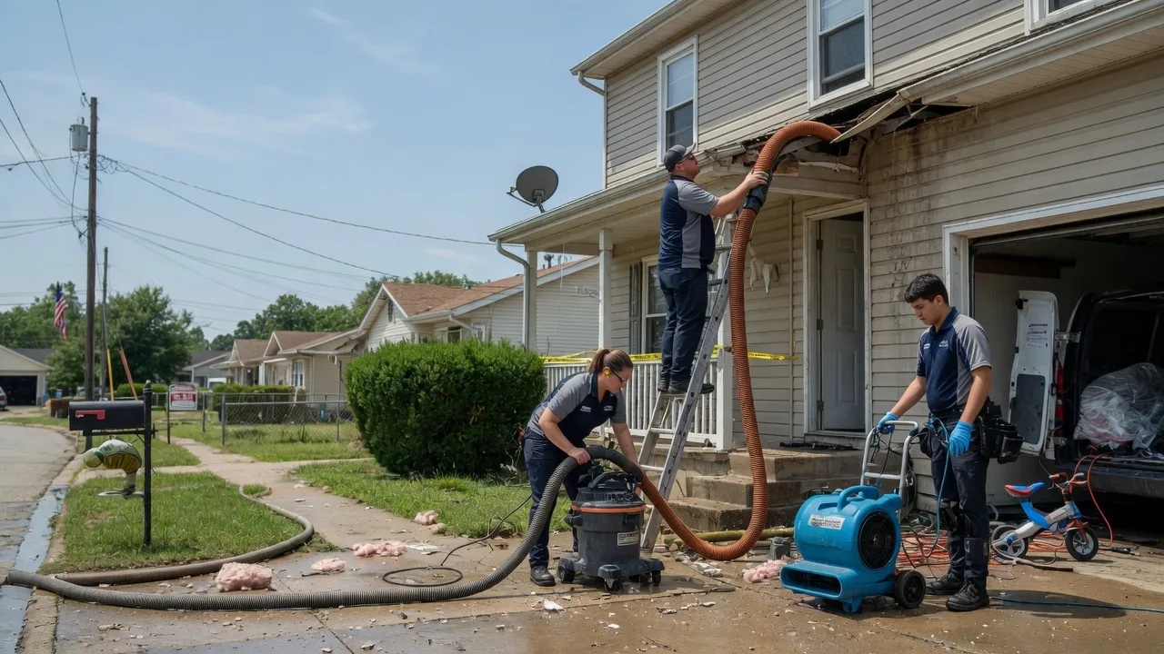 Water Damage Restoration in Cornell, IL near me